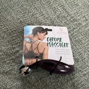 Balance Collection Chrome Massager in Plum
